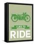 I Like to Ride 8-NaxArt-Framed Stretched Canvas