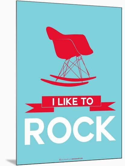 I Like to Rock 1-NaxArt-Mounted Art Print