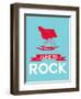 I Like to Rock 1-NaxArt-Framed Art Print