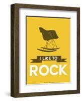 I Like to Rock 4-NaxArt-Framed Art Print