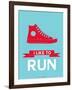 I Like to Run 1-NaxArt-Framed Art Print