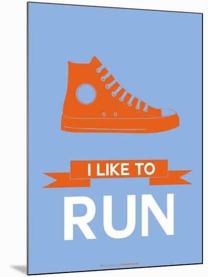 I Like to Run 3-NaxArt-Mounted Art Print