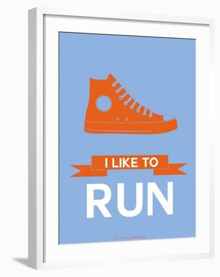 I Like to Run 3-NaxArt-Framed Art Print