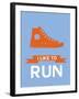 I Like to Run 3-NaxArt-Framed Art Print