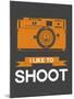 I Like to Shoot 1-NaxArt-Mounted Art Print