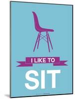 I Like to Sit 3-NaxArt-Mounted Art Print