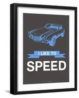 I Like to Speed 1-NaxArt-Framed Art Print