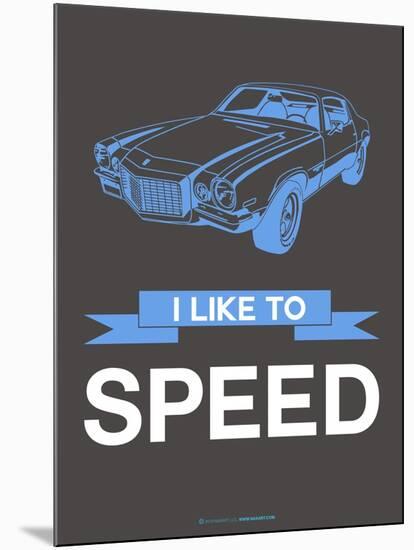 I Like to Speed 1-NaxArt-Mounted Art Print