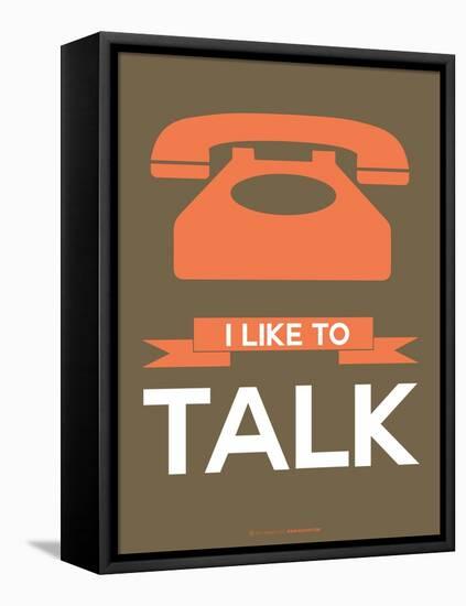 I Like to Talk 1-NaxArt-Framed Stretched Canvas