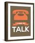 I Like to Talk 1-NaxArt-Framed Art Print