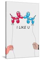 I Like U 2-Mark Ashkenazi-Stretched Canvas