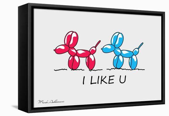 I Like U-Mark Ashkenazi-Framed Stretched Canvas