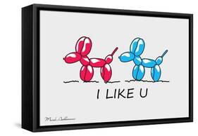 I Like U-Mark Ashkenazi-Framed Stretched Canvas