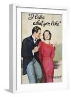 I Like What You Like Advertising Poster-Hayden Hayden-Framed Giclee Print