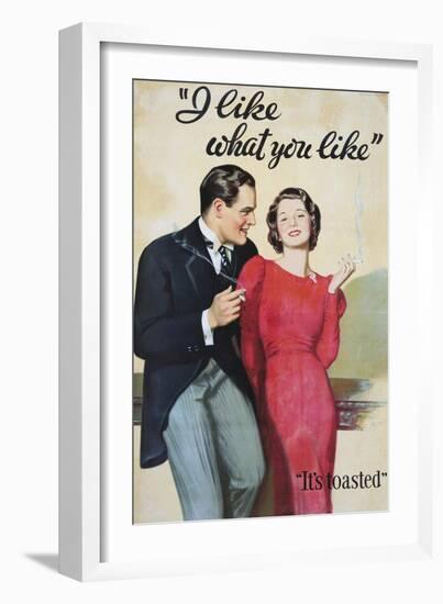 I Like What You Like Advertising Poster-Hayden Hayden-Framed Giclee Print