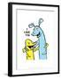 I Like You - Tommy Human Cartoon Print-Tommy Human-Framed Giclee Print