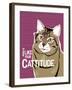 I Like Your Cattitude-Ginger Oliphant-Framed Art Print