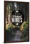 I Live for the Weekend Hikes-Lantern Press-Framed Art Print