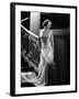 I Live My Life, Joan Crawford Wearing Evening Gown Designed by Adrian, 1935-null-Framed Photo