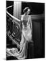 I Live My Life, Joan Crawford Wearing Evening Gown Designed by Adrian, 1935-null-Mounted Photo