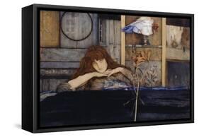 I Lock My Door Upon Myself-Fernand Khnopff-Framed Stretched Canvas