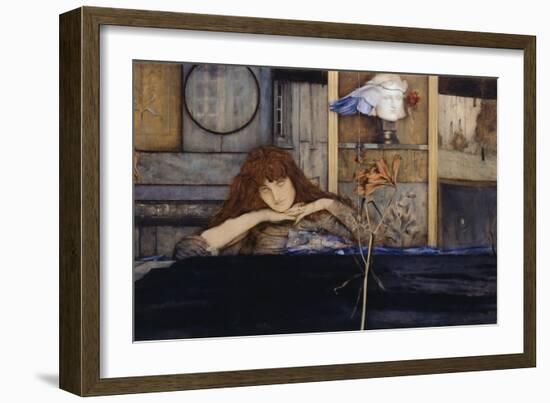 I Lock My Door Upon Myself-Fernand Khnopff-Framed Giclee Print