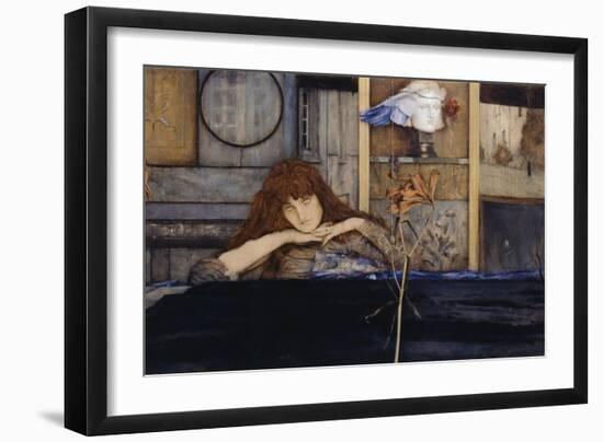 I Lock My Door Upon Myself-Fernand Khnopff-Framed Giclee Print