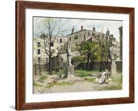 I lövsprickningen by Carl Larsson-null-Framed Photographic Print