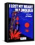 I Lost My Heart In Honolulu-S-Framed Stretched Canvas