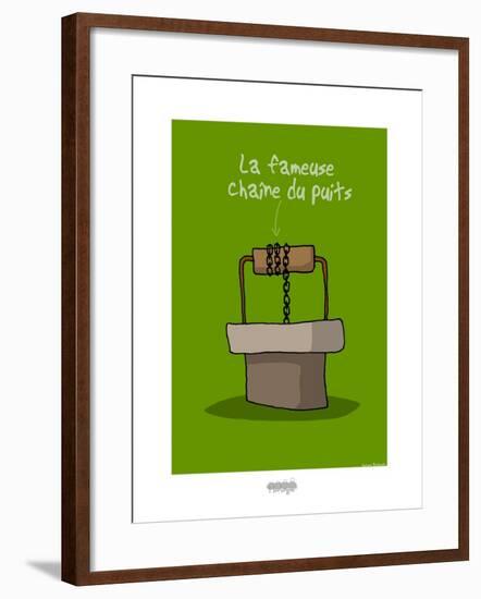 I Lov'ergne - Chaîne du puits-Sylvain Bichicchi-Framed Art Print