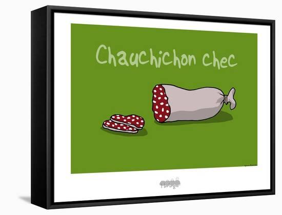 I Lov'ergne - Chauchichon chec-Sylvain Bichicchi-Framed Stretched Canvas