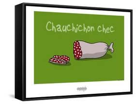 I Lov'ergne - Chauchichon chec-Sylvain Bichicchi-Framed Stretched Canvas