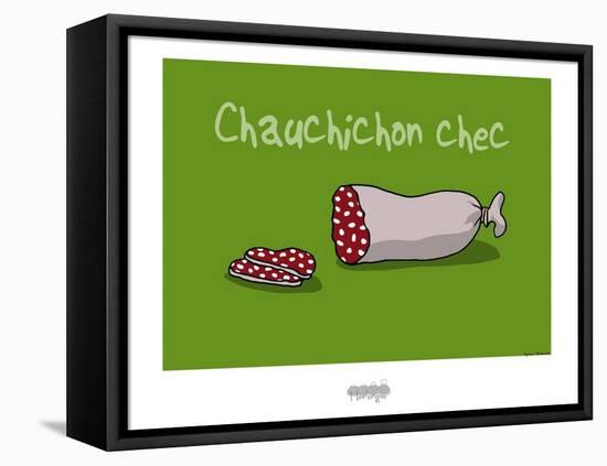 I Lov'ergne - Chauchichon chec-Sylvain Bichicchi-Framed Stretched Canvas
