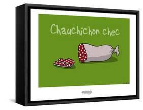 I Lov'ergne - Chauchichon chec-Sylvain Bichicchi-Framed Stretched Canvas