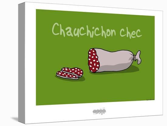 I Lov'ergne - Chauchichon chec-Sylvain Bichicchi-Stretched Canvas