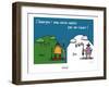 I Lov'ergne - Climat auvergnat-Sylvain Bichicchi-Framed Art Print