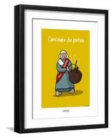 I Lov'ergne - Concours de potée-Sylvain Bichicchi-Framed Art Print