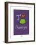 I Lov'ergne - J'aime l'Auvergne-Sylvain Bichicchi-Framed Art Print