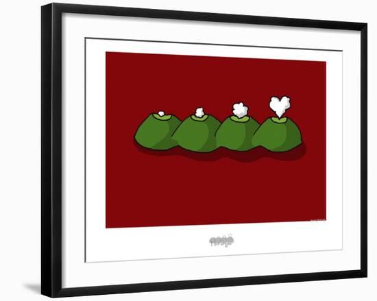 I Lov'ergne - Logo-Sylvain Bichicchi-Framed Art Print