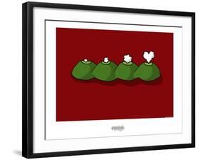 I Lov'ergne - Logo-Sylvain Bichicchi-Framed Art Print