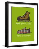 I Lov'ergne - Rando en Auvergne-Sylvain Bichicchi-Framed Art Print