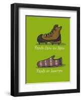 I Lov'ergne - Rando en Auvergne-Sylvain Bichicchi-Framed Art Print