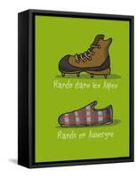 I Lov'ergne - Rando en Auvergne-Sylvain Bichicchi-Framed Stretched Canvas