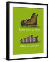 I Lov'ergne - Rando en Auvergne-Sylvain Bichicchi-Framed Art Print