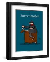 I Lov'ergne - Salers-Davidson-Sylvain Bichicchi-Framed Art Print