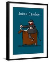 I Lov'ergne - Salers-Davidson-Sylvain Bichicchi-Framed Art Print