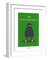 I Lov'ergne - Toi l'Auvergnat-Sylvain Bichicchi-Framed Art Print