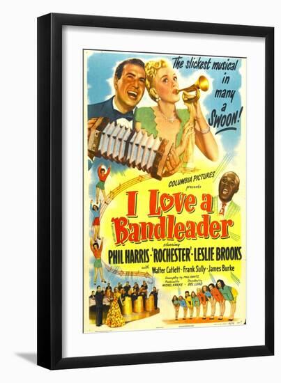 I Love a Bandleader-null-Framed Art Print