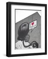 I Love Berlin' Mural on Building, Berlin, Germany-Jon Arnold-Framed Photographic Print