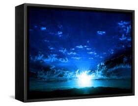 I Love Blue-Philippe Sainte-Laudy-Framed Stretched Canvas